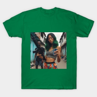 T shirt favela cheap